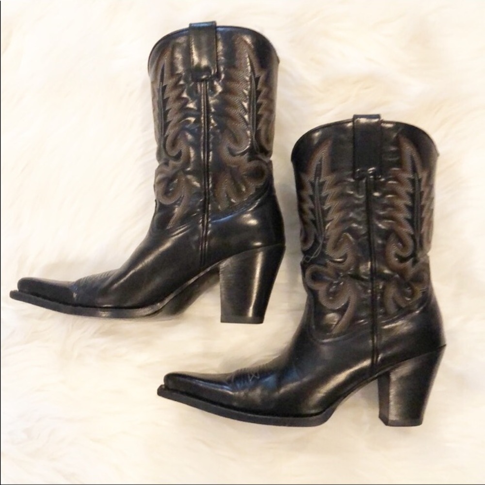 R Soles Judy Rothschild Cowboy Boots SZ 38